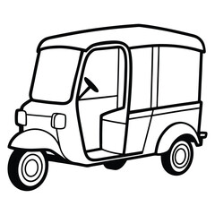 Fototapeta premium vector illustration of a auto