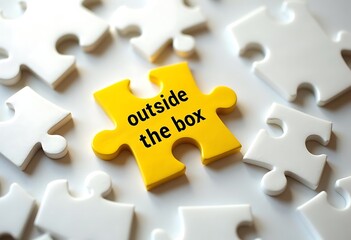 Obraz premium Think outsite the box