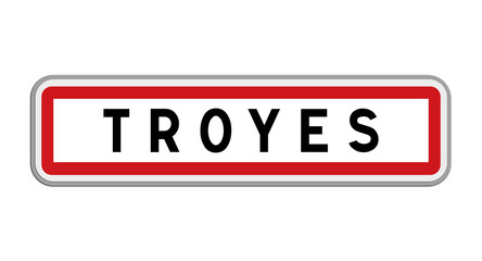 Panneau de Troyes, Aube, Grand Est