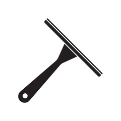 glass cleaner wiper flat icon vector