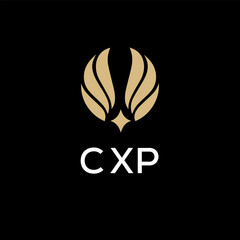 CXP creative minimalist letter logo.