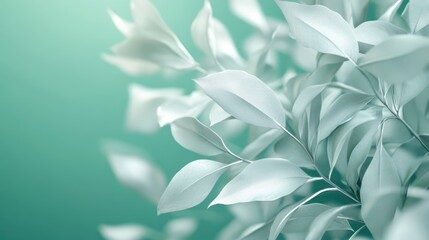Serene Mint Leaves: A Botanical Dream