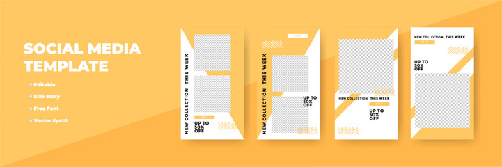 Social Media Template for New Collection Sales