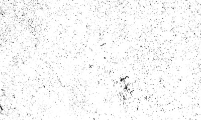 Abstract grunge overlay texture of old grunge surface. Vector black and white grunge background from stains and cracks. 