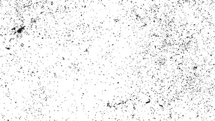 Abstract grunge overlay texture of old grunge surface. Vector black and white grunge background from stains and cracks. 
