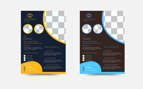 Business Flyer Template, perfect for any personal or corporate use. It’s ideal for any company project.