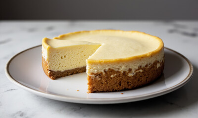 Super Easy Eggnog Cheesecake