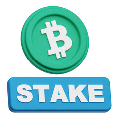 bitcoin cash crypto 3d icon isolated on the transparent background