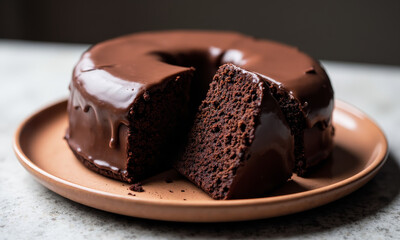 Caramelized Secret Chocolate Cake with Fudge Icing