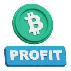 bitcoin cash crypto 3d icon isolated on the transparent background