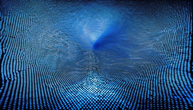 blue binary code