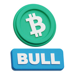 bitcoin cash crypto 3d icon isolated on the transparent background