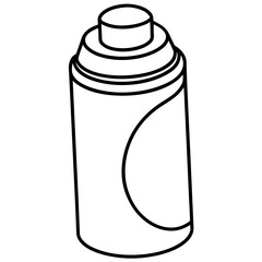 Deodorant Line Art Drawing
