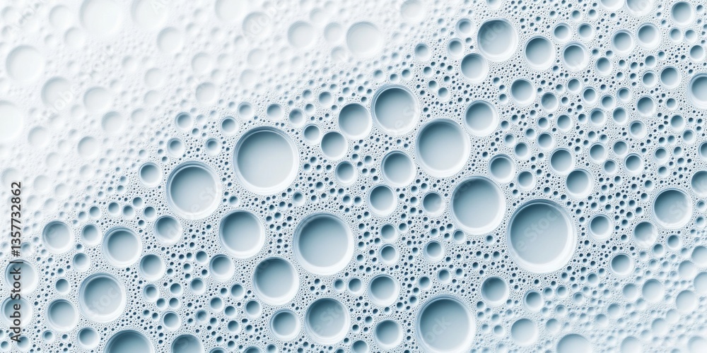 Poster abstract pattern of interlocking circles