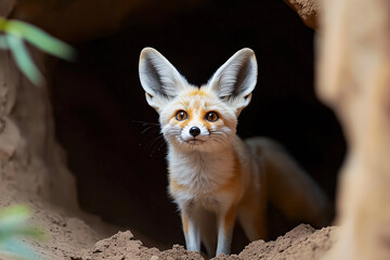 Fototapeta premium 사막여우, 페넥여우