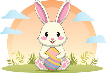 Happy Easter Bunnies, Easter Rabbits.