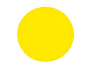 Blank Yellow circle on white background for editing, Blank Yellow circle illustration