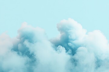 Pastel Cloudscape: Dreamy Sky Background.