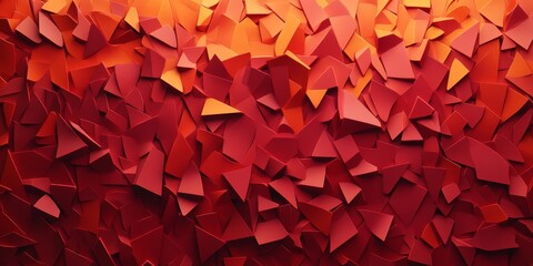 Naklejka premium Abstract Geometric Red Shapes Background