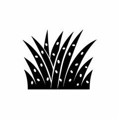 creative details Autumn Grass Icon vector illustration