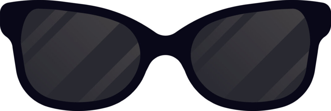 Stylish sunglasses with dark lenses offer excellent protection from the sun, reducing glare and enhancing visual comfort during bright sunny days