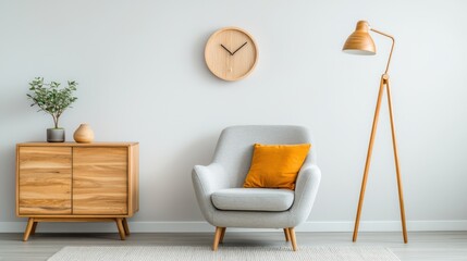 Modern, cozy living room