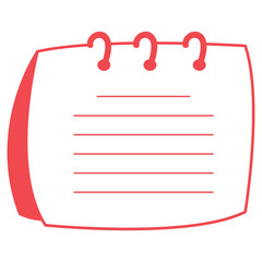 notes vector illustration design