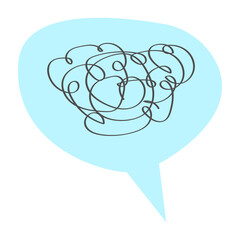 chat vector illustration design