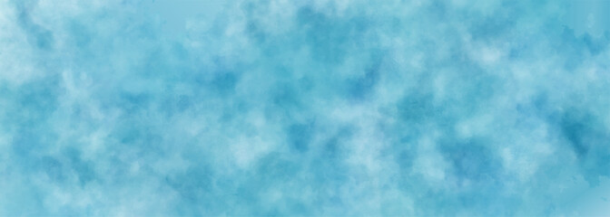 Blue watercolor vector background. Abstract hand paint square stain backdrop.