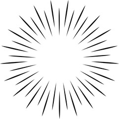Obraz premium Concentrated burst lines exploding from the center create a dynamic starburst effect, perfect for backgrounds and visual representations of energy and speed