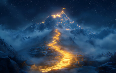 Northern Lights at Night  Stunning Aurora Borealis in the Starry Sky