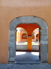 entrance to the church