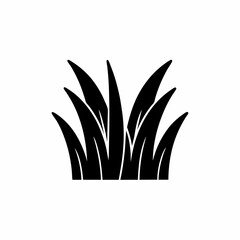 creative details Riverbank Grass Icon vector illustration