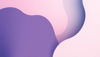 Obraz premium Abstract Purple and Pink Fluid Shapes Background