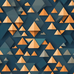 Generative AI abstract triangle background