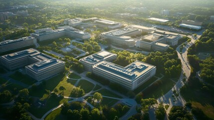 The Department of Defense headquarters with a sprawling, secure campus