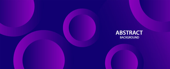 Minimal geometric background. Purple elements with fluid gradient. Dynamic shapes composition. Eps10