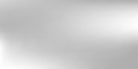 Silver foil background with metal mirror texture. Chrome gradient surface with light gloss simple abstract