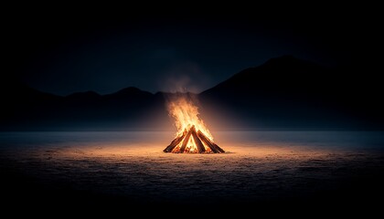 Nightfire: Desert Bonfire for Mountain View.