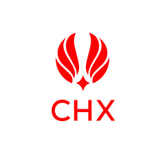 CHX creative minimalist letter logo.