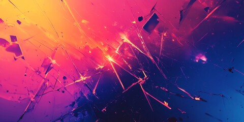 Vibrant Abstract Geometric Design