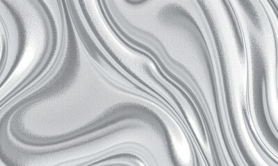 mesmerizing silver liquid texture with smooth, flowing waves that create sense of depth and movement, perfect for backgrounds or artistic designs