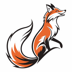 Obraz premium fox logo