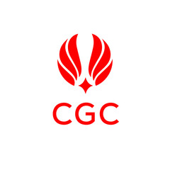 CGC creative minimalist letter logo.