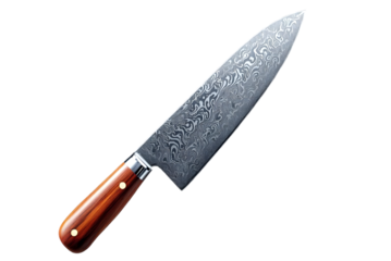 Damascus Steel Chef's Knife: Exquisite craftsmanship, precision blade, and elegant design.  A culinary masterpiece for discerning chefs.
