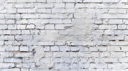 Fototapeta premium old white brick wall