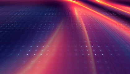 Obraz premium Abstract bright neon background scene with rays, spotlights, multi-colored background.