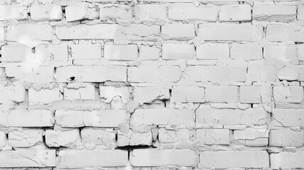 Fototapeta premium old white brick wall