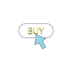 Minimalist Buy Icon for Online Shops and E-commerce Businesses
