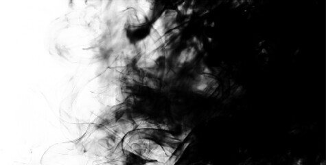 Vector halftone smoke effect, dramatic gradient transition. Black and white abstract digital dispersion with high contrast, bold modern backdrop design. © Kundra